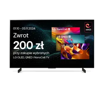 Telewizor LG OLED42C45LA 42" OLED evo 4K 120Hz webOS Dolby Vision Dolby Atmos HDMI 2.1 DVB-T2