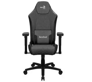 Aerocool CROWN AeroWeave Gamingowy do 150kg Tkanina Ash Black