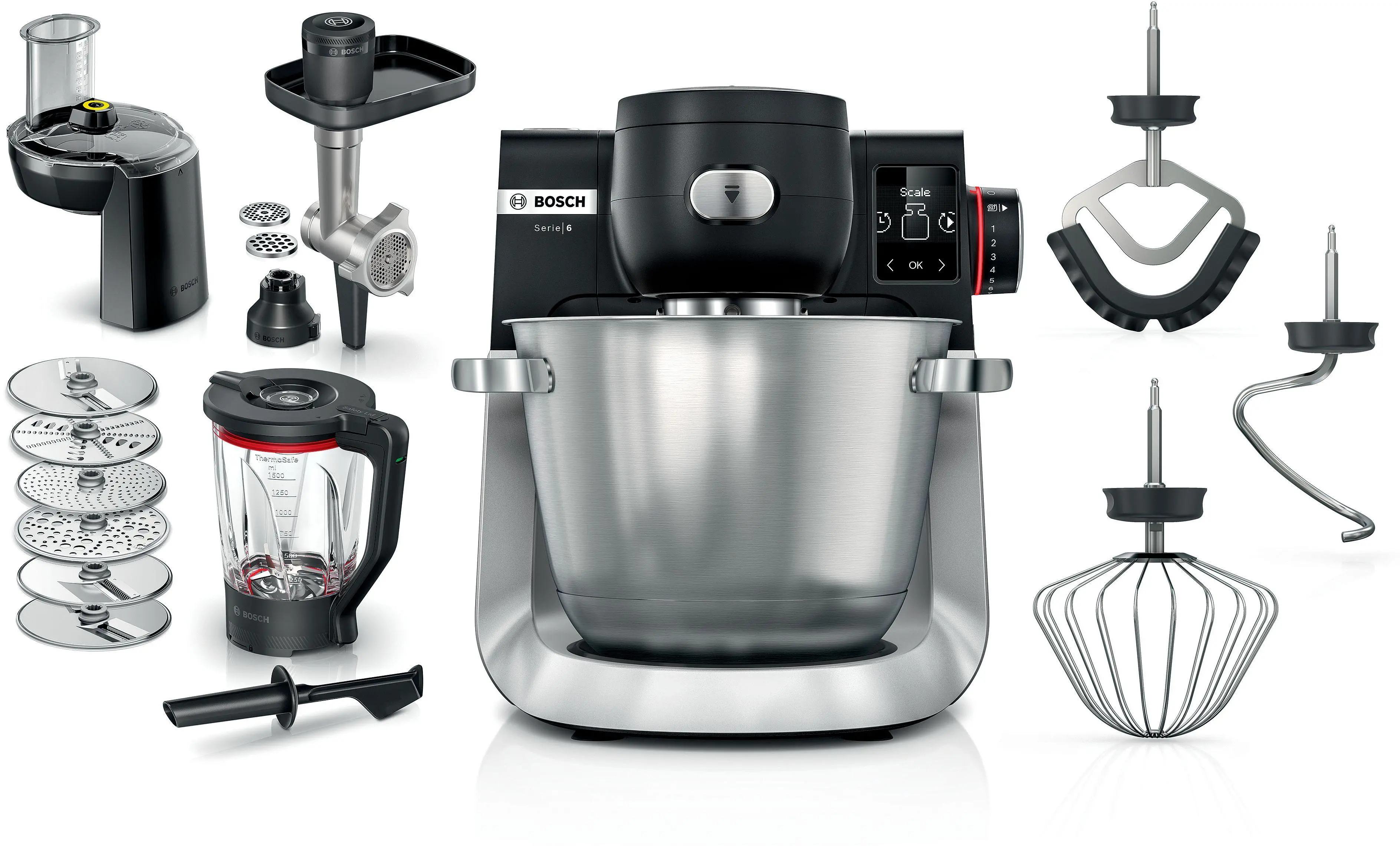 Robot planetarny Bosch MUMS6ZS35 1600W Maszynka do mielenia Rozdrabniacz Blender kielichowy