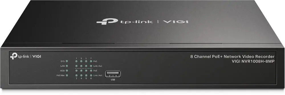 Rejestrator IP TP-LINK VIGI NVR1008H-8MP