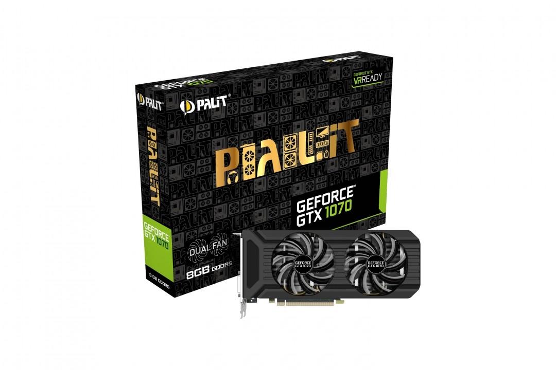 Palit GeForce Cuda GTX 1070 Dual 8GB DDR5 256bit