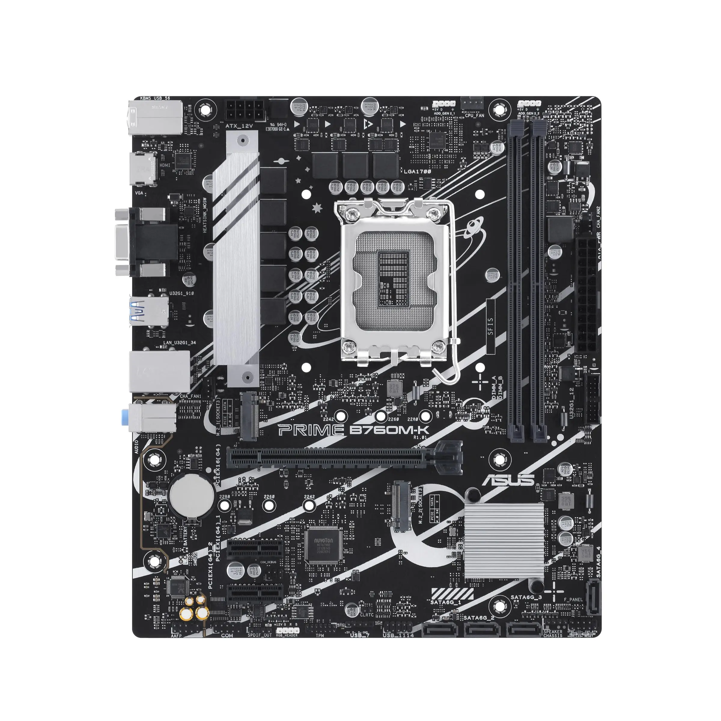 фото Материнская плата Asus Prime B760M-K 1