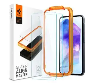 Spigen z aplikatorem Glas.tR AlignMaster do Galaxy A55 5G - 2 pack