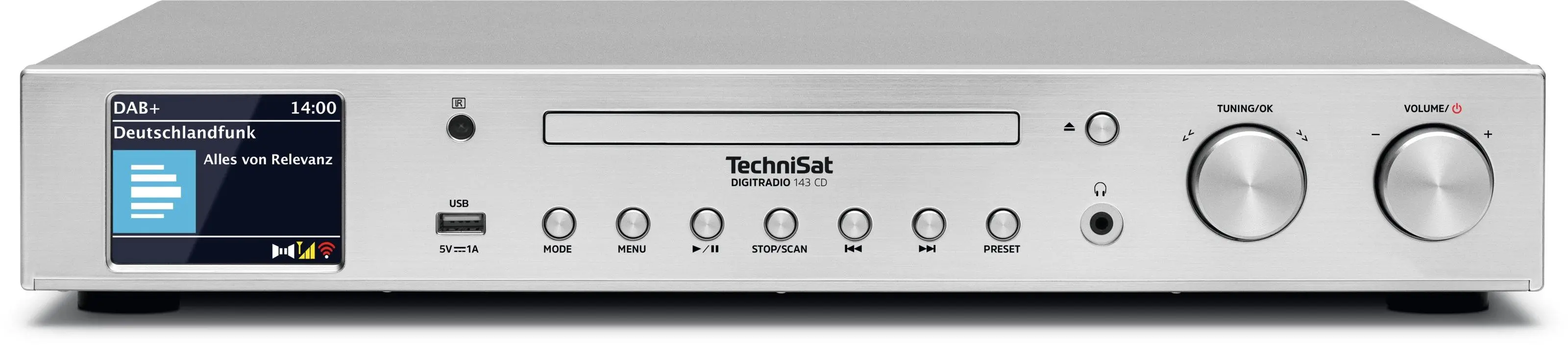 фото CD-ресивер TechniSat DigitRadio 143 CD V3D Silver