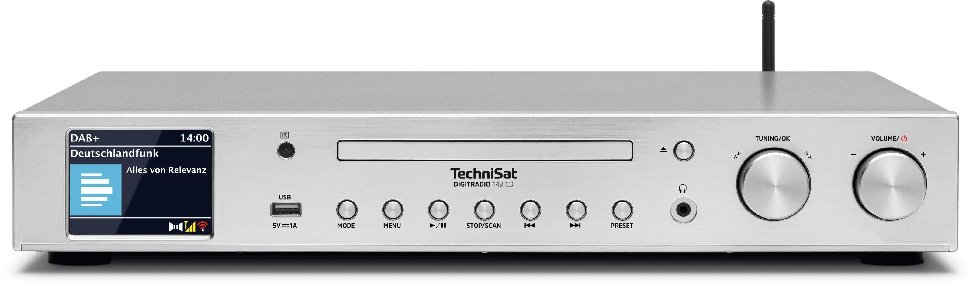 фото CD-ресивер TechniSat DigitRadio 143 CD V3D Silver