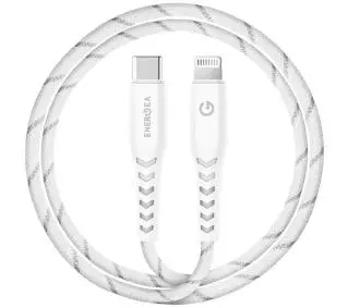Energea Nyloflex USB-C do Lightning C94 MFI 1,5m Biały