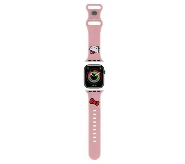 Hello Kitty do Watch 38/40/41mm strap Silicone Kitty Head Różowy