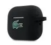 Etui na słuchawki Lacoste LCAP2SLOK Cover Silicone Croc Logo do AirPods Pro 2 (2022/2023) Czarny