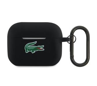 Etui na słuchawki Lacoste LCAP2SLOK Cover Silicone Croc Logo do AirPods Pro 2 (2022/2023) Czarny