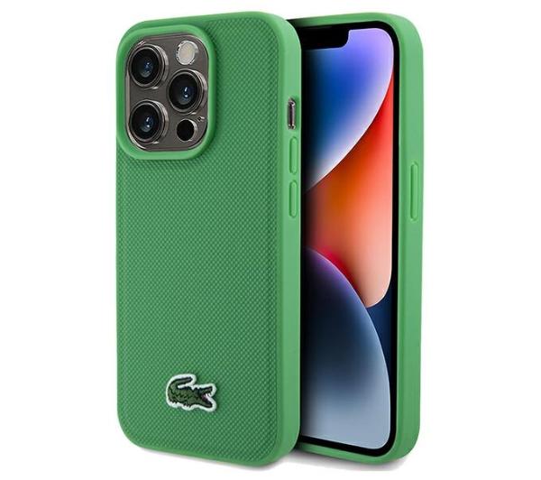 Zdjęcia - Etui Lacoste LCHMP15XPVCN Hardcase Iconic Petit Pique MagSafe do iPhone 15 Pro 