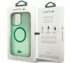 Etui Lacoste LCHMP15LULON Hardcase Transparent MagSafe do iPhone 15 Pro Zielony