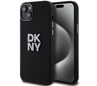 Etui DKNY Hardcase Liquid Silicone Metal Logo do iPhone 15 Plus Czarny