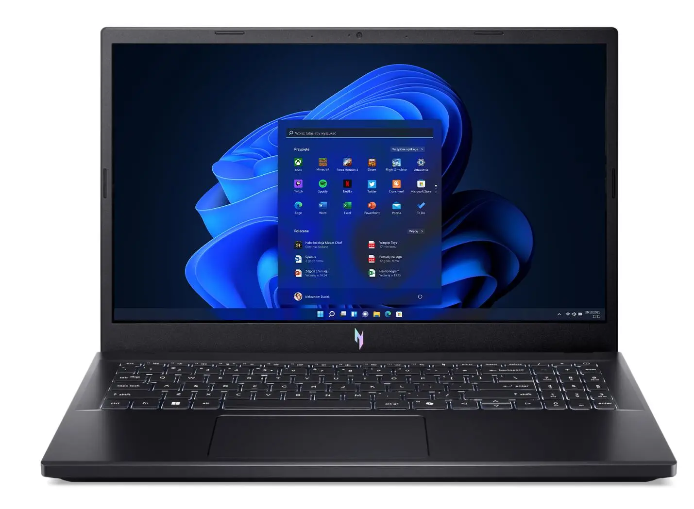 Laptop gamingowy Acer Nitro V 15 ANV15-41-R8XK 15,6" 144Hz R5 7535HS 16GB RAM 512GB Dysk SSD RTX4050 DLSS3 Win11 Czarny Funkcje AI