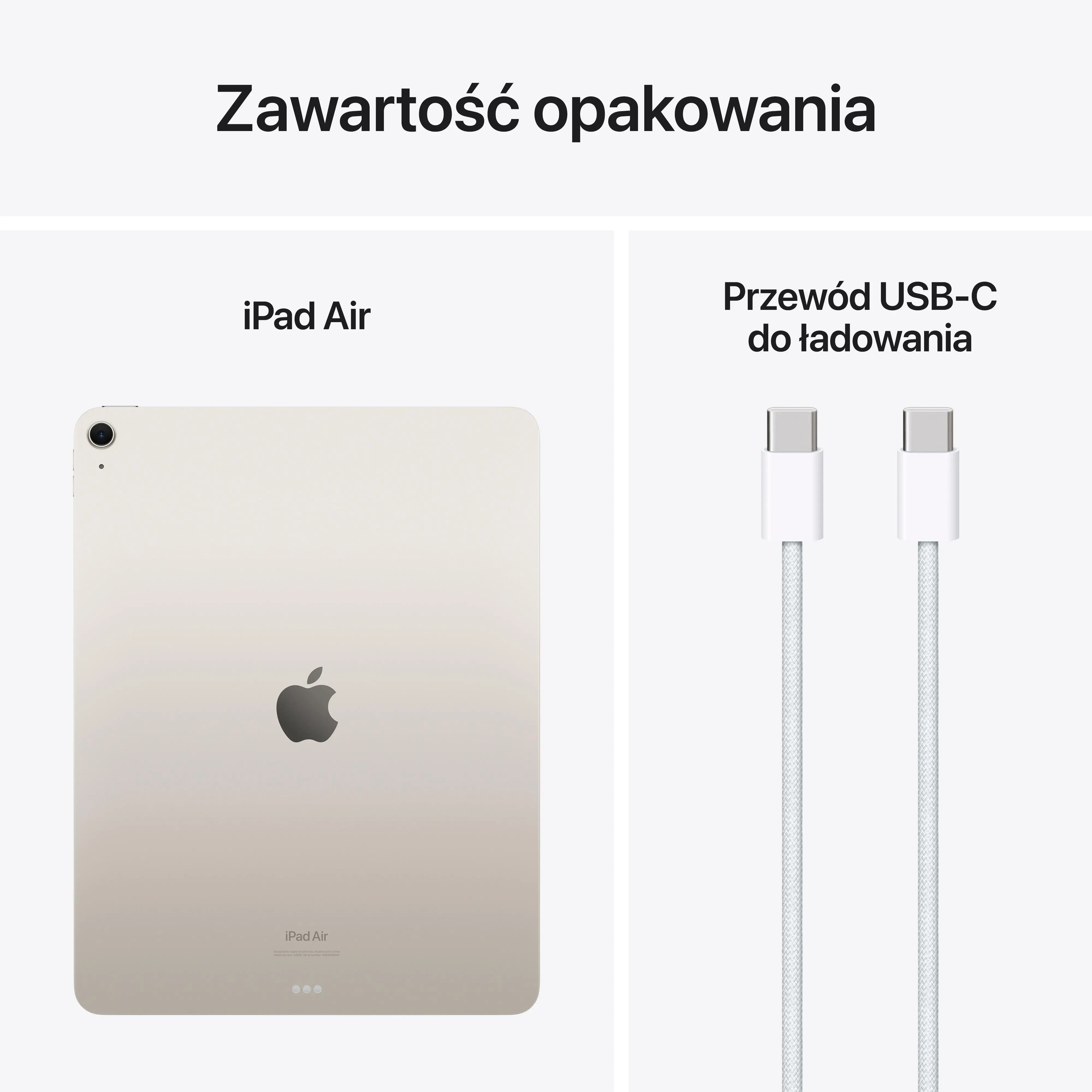 Apple iPad Air 6 gen 2024 13" 8/128GB Wi-Fi Księżycowa poświata