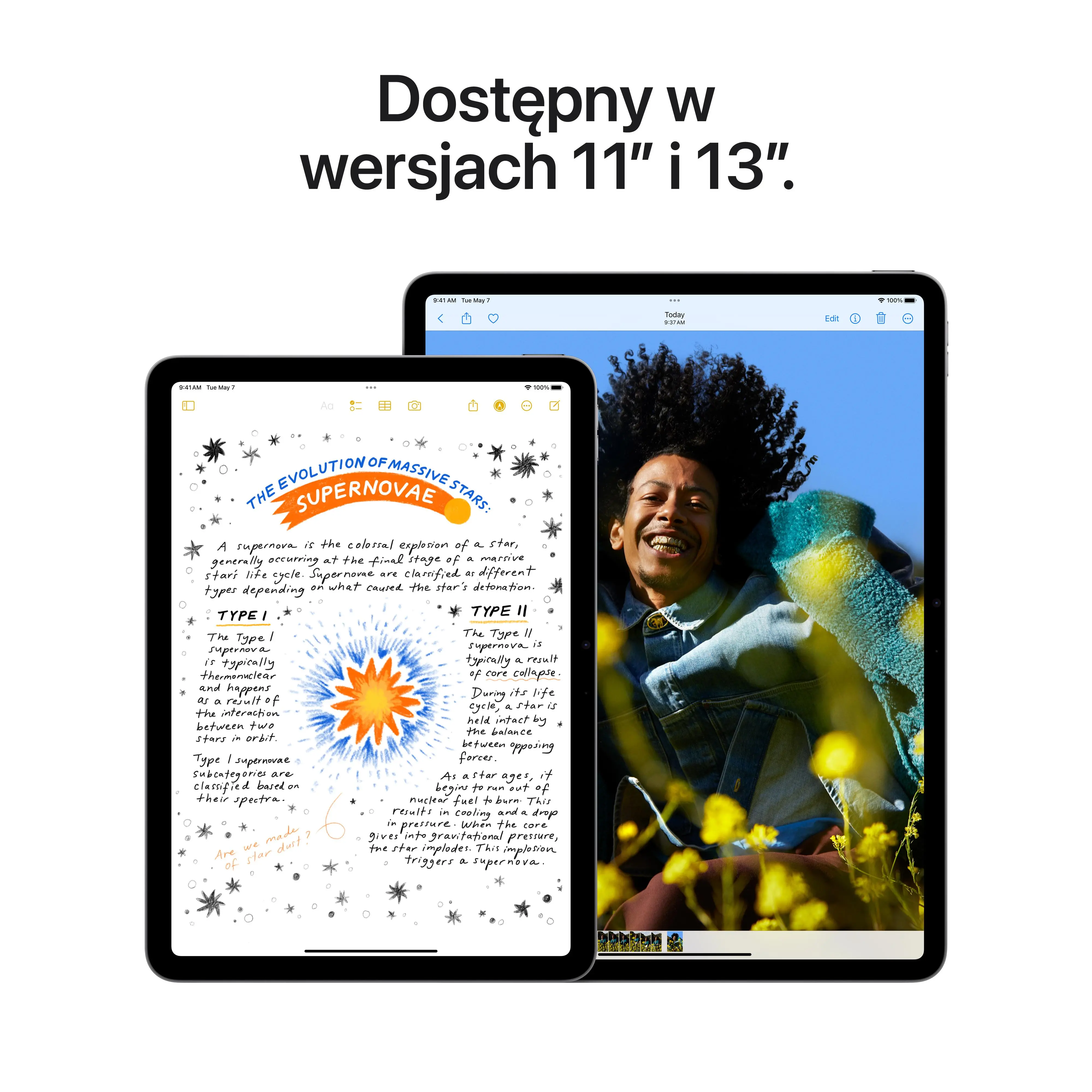 Apple iPad Air 6 gen 2024 13" 8/128GB Wi-Fi Księżycowa poświata