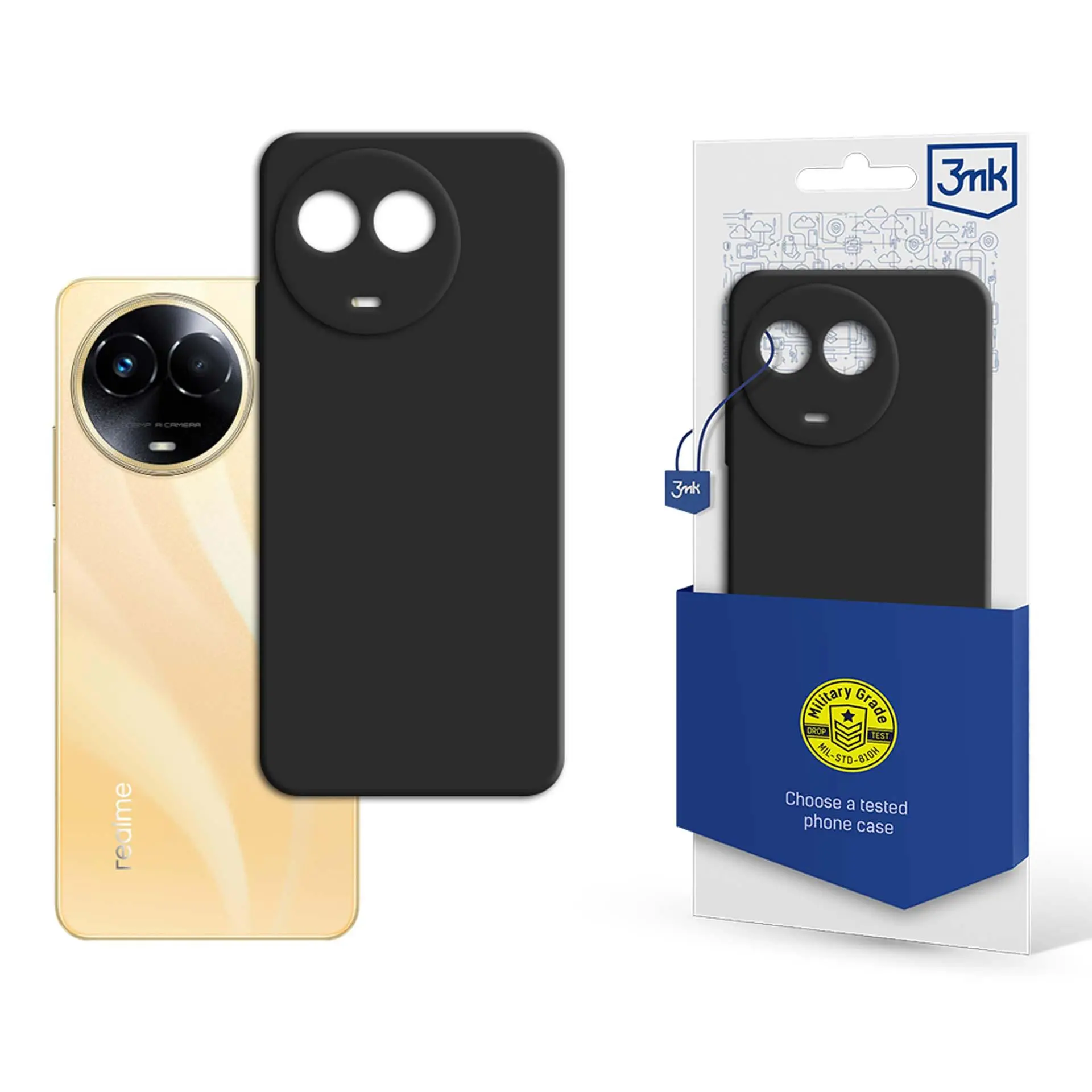 Etui 3mk Matt Case do realme 11 5G Czarny