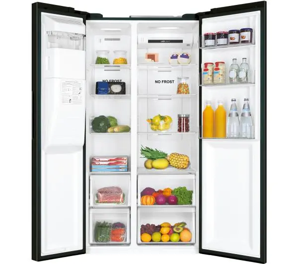 Haier Seria 3 SBS HSR3918EIPB Pełny No Frost 177,5cm Dystrybutor wody Obsydianowy - TRZECI -55%, ALBO 5-TY ZA 1ZŁ - Kup na Raty - RRSO 0%