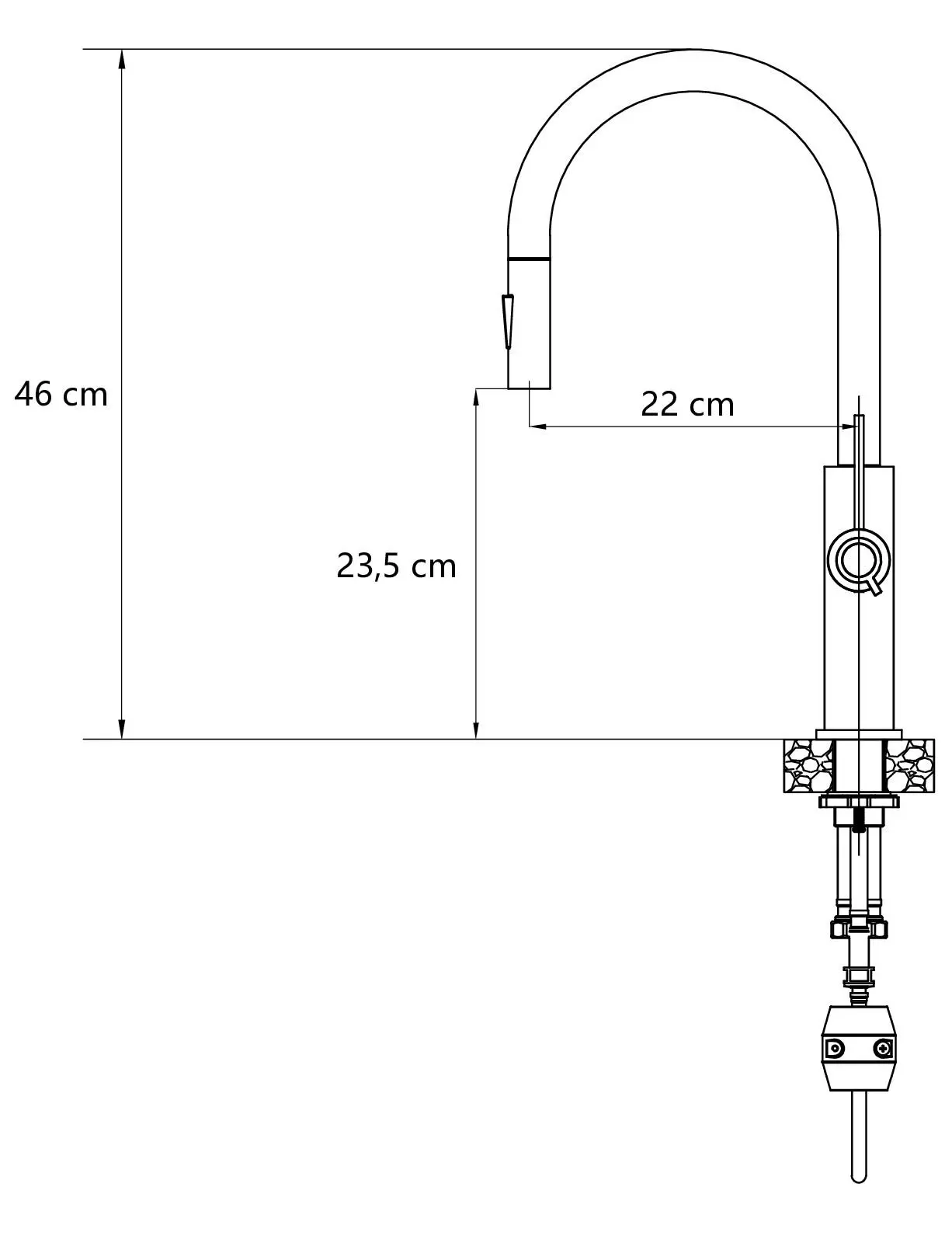 Bateria Quadron Jennifer Q Line Slim 3623510DC1 Miedź Stal szlachetna