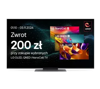 Telewizor LG 65QNED87T6B 65" QNED 4K 120Hz webOS HDMI 2.1 DVB-T2