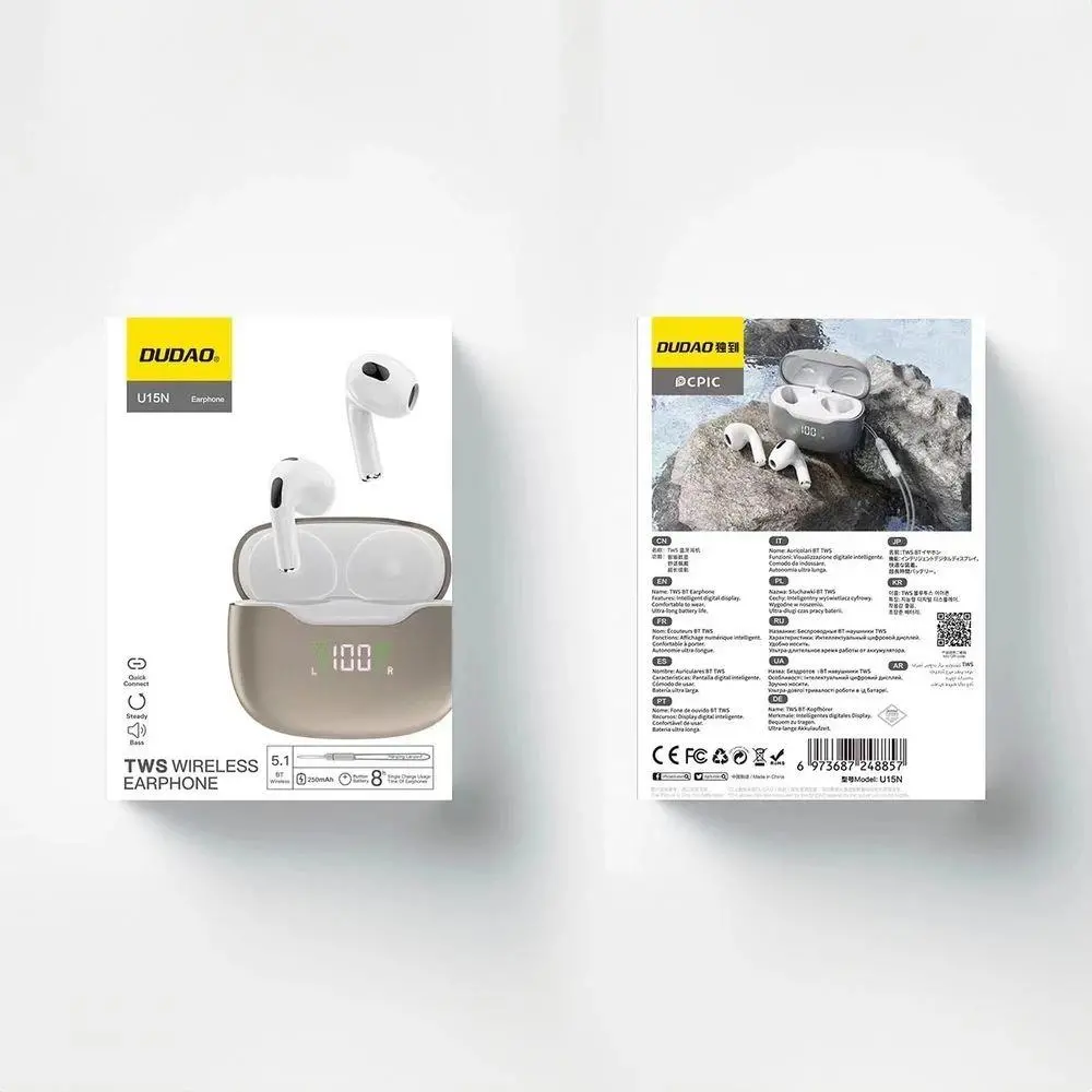 фото Навушники TWS Dudao U15N White