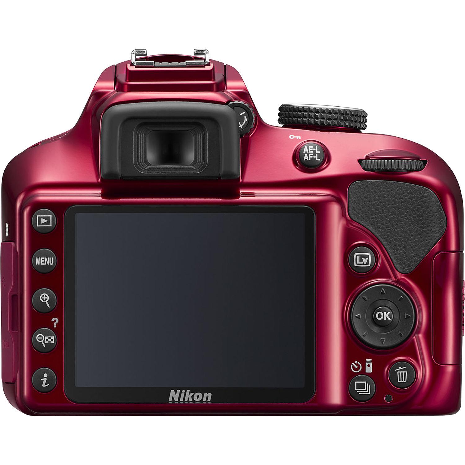 Lustrzanka Nikon D3400 + AF-P 18-55 VR (czerwony) - Opinie