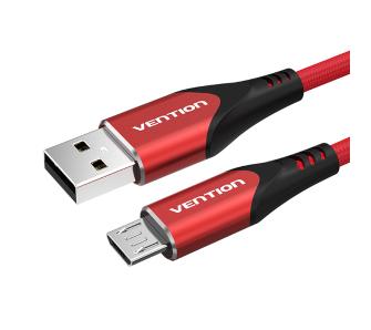 Kabel Vention COARG 3A USB 2.0 do microUSB 1,5m Czerwony