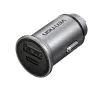 Ładowarka samochodowa Vention USB-A USB-C FFBH0 18 20W Szary