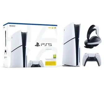 Konsola Sony PlayStation 5 Slim D Chassis (PS5) 1TB z napędem + Słuchawki PULSE Elite