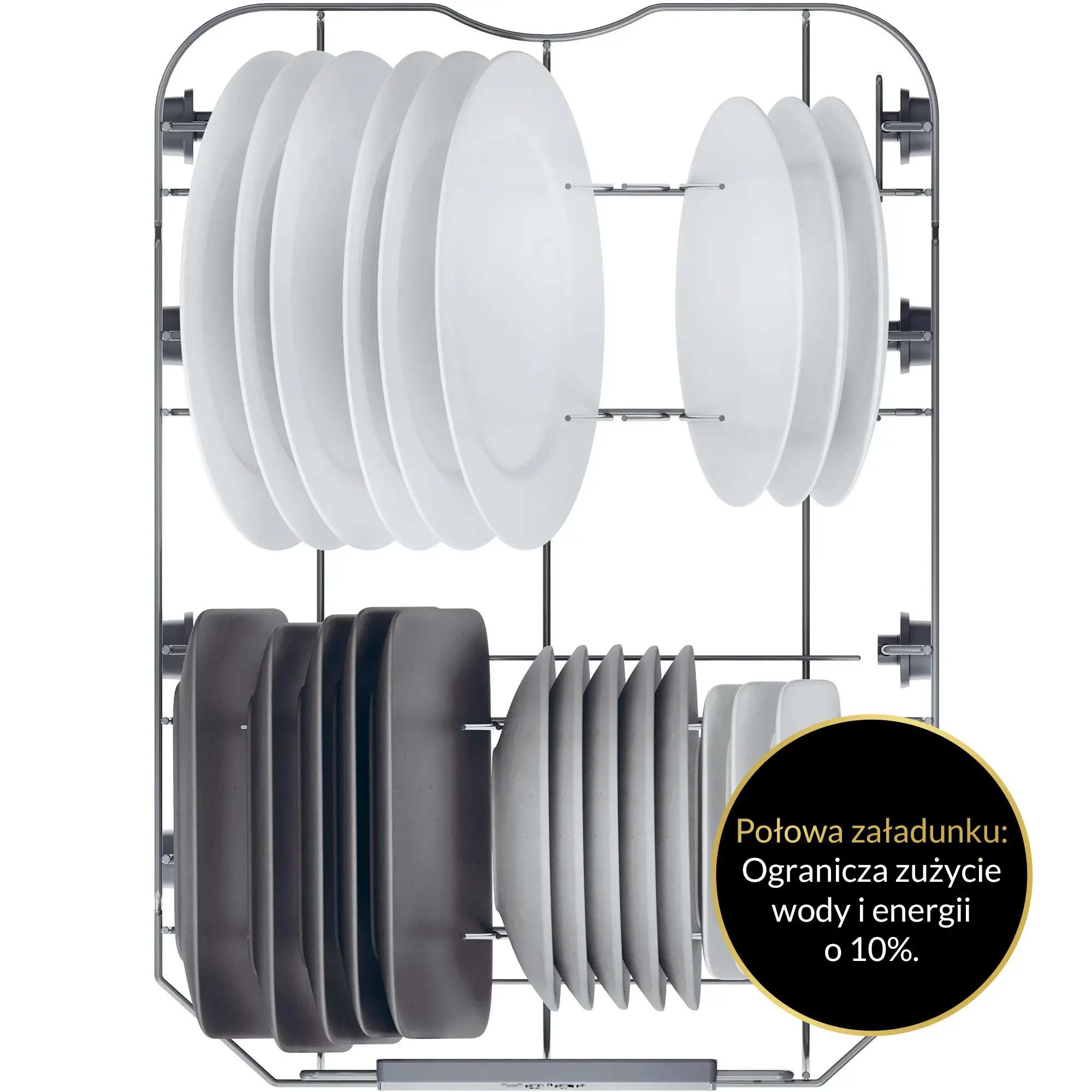 Zmywarka Haier I-Pro Shine Seria 5 XF1C3TB1FX 44,8cm Automatyczne otwieranie drzwi Szuflada na sztućce Zdalne sterowanie