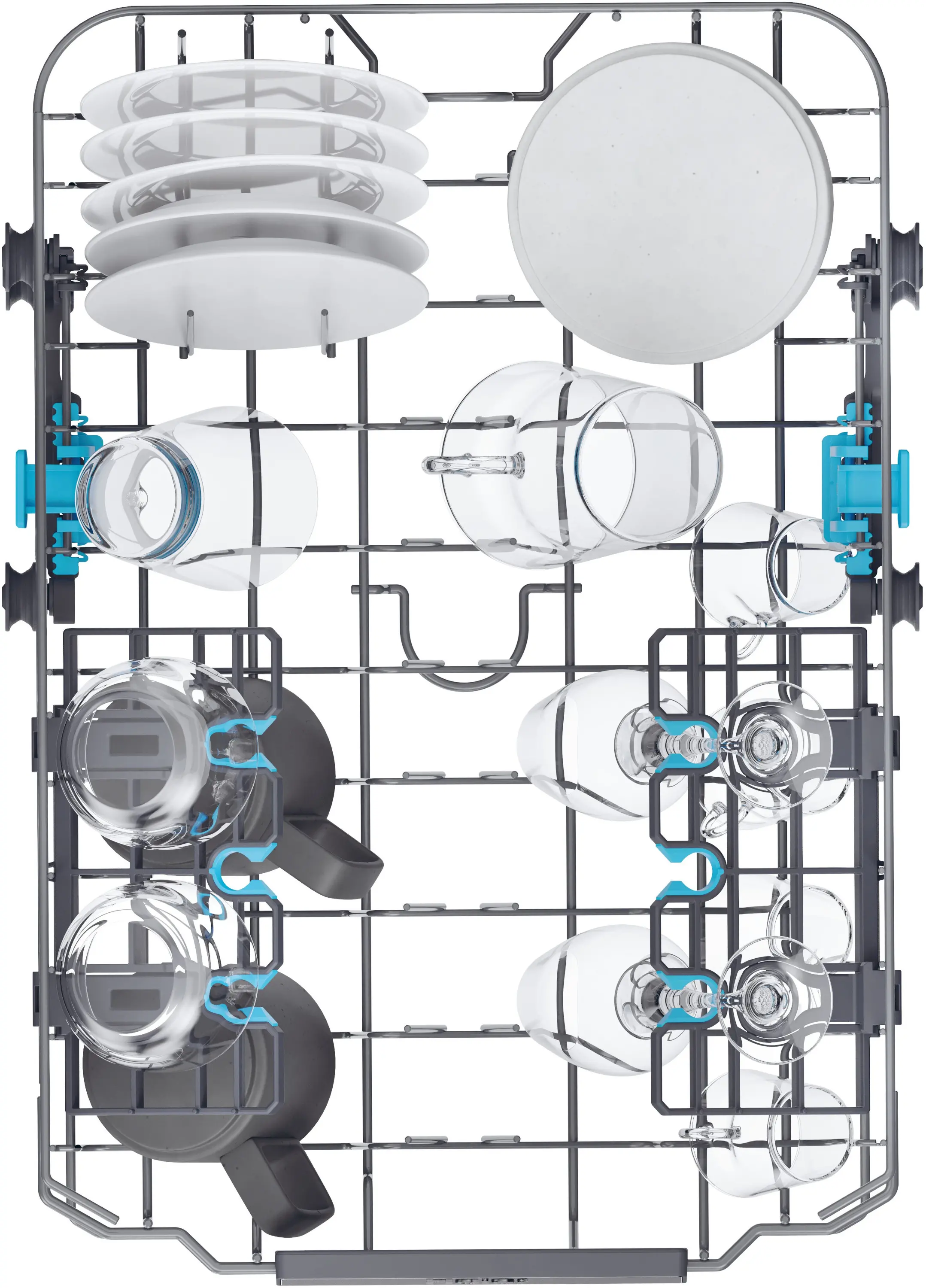 Zmywarka Haier I-Pro Shine Seria 5 XF1C3TB1FX 44,8cm Automatyczne otwieranie drzwi Szuflada na sztućce Zdalne sterowanie