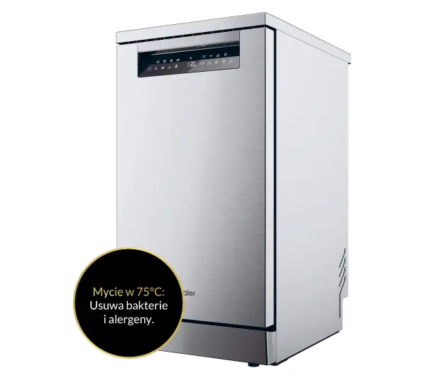 Haier I-Pro Shine Seria 5 XF1C3TB1FX 44,8cm Funkcje AI Automatyczne otwieranie drzwi Szuflada na sztućce  - TRZECI -55%, ALBO 5-TY ZA 1ZŁ - Kup na Raty - RRSO 0%