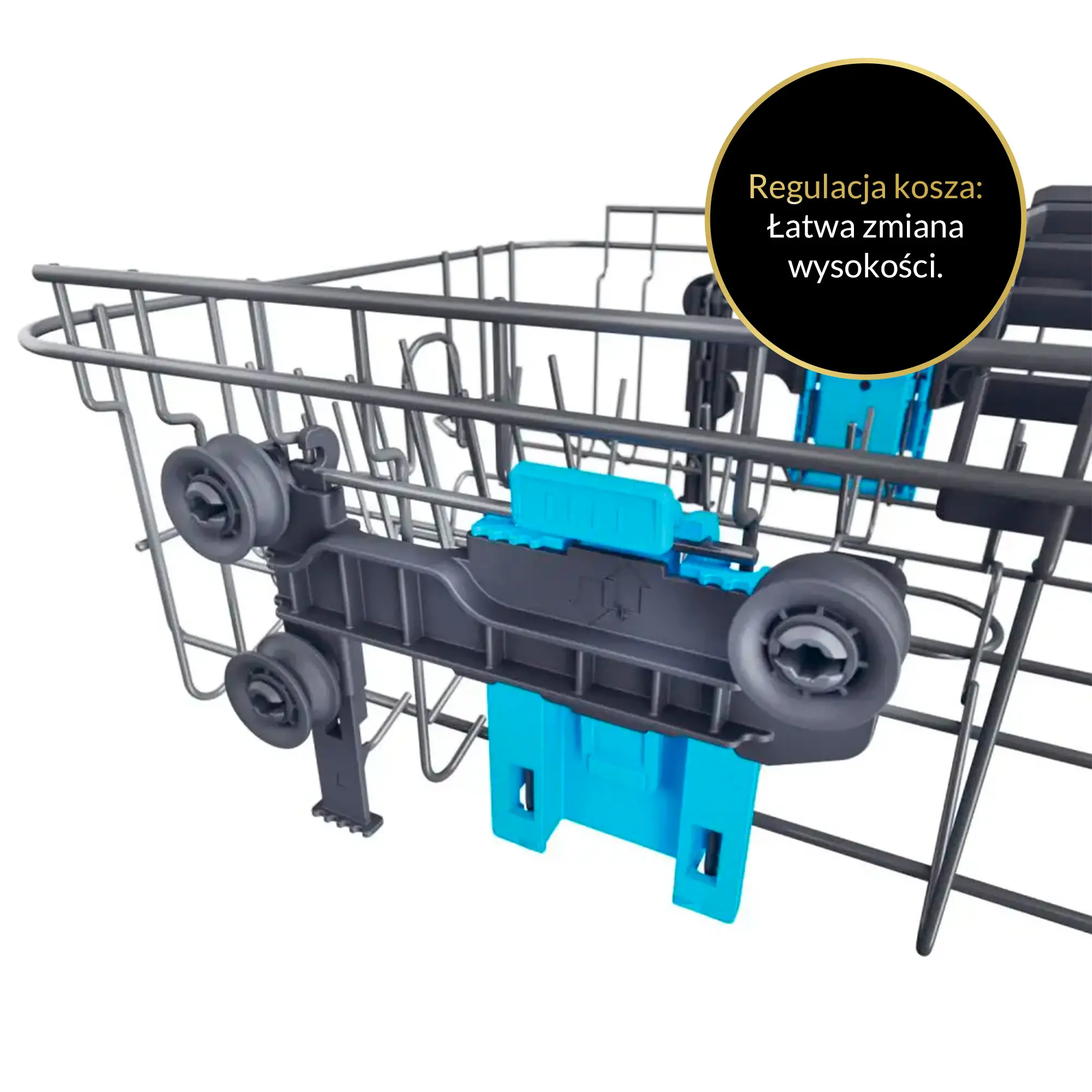 Zmywarka Haier I-Pro Shine Seria 5 XF1C3TB1FX 44,8cm Automatyczne otwieranie drzwi Szuflada na sztućce Zdalne sterowanie