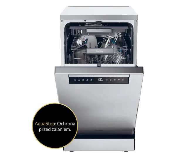 Haier I-Pro Shine Seria 5 XF1C3TB1FX 44,8cm Funkcje AI Automatyczne otwieranie drzwi Szuflada na sztućce  - TRZECI -55%, ALBO 5-TY ZA 1ZŁ - Kup na Raty - RRSO 0%