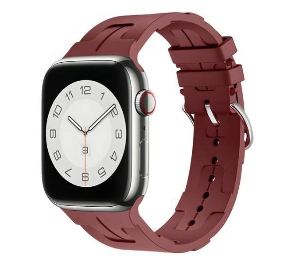 Zdjęcia - Pasek do zegarka Beline Silicone Ultra do Apple Watch 38/40/41mm Bordowy 