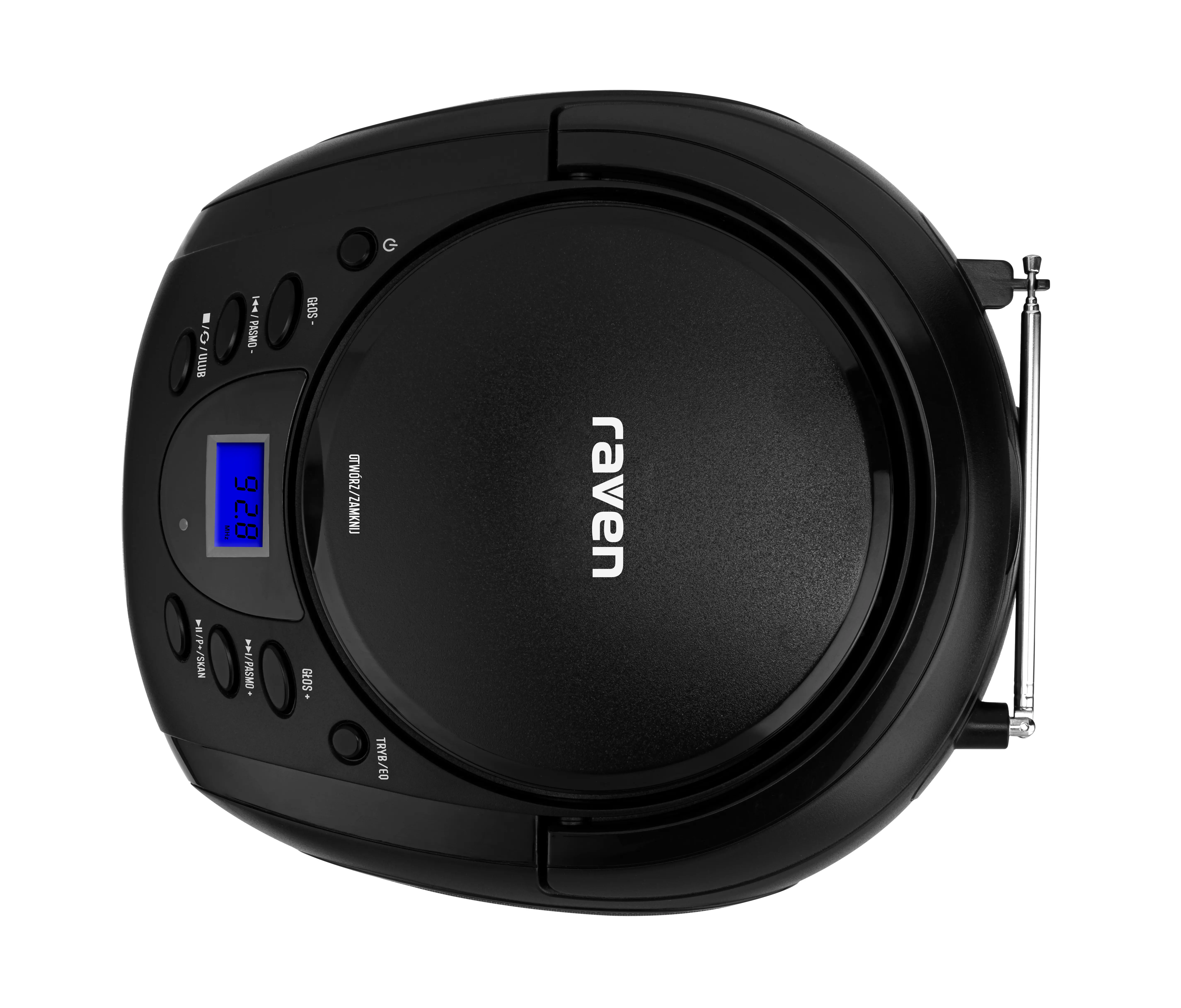 Radioodtwarzacz Raven ECDP001 Bluetooth Czarny