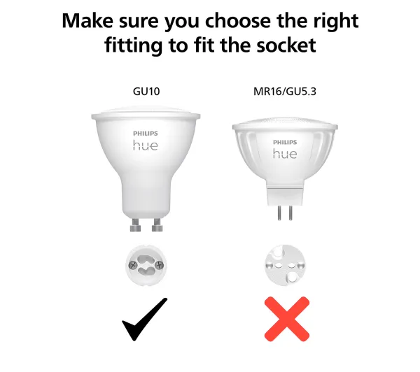 Philips Hue White and Colour Ambiance GU10 400lm 4,2W RGB 3szt. - Kup na Raty - RRSO 0%