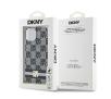 Etui DKNY IML Checkered Mono Pattern & Printed Stripes MagSafe do iPhone 14 Czarny