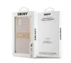 Etui DKNY Hardcase Leather Mono Stripe & Metal Logo iPhone 14 Różowy