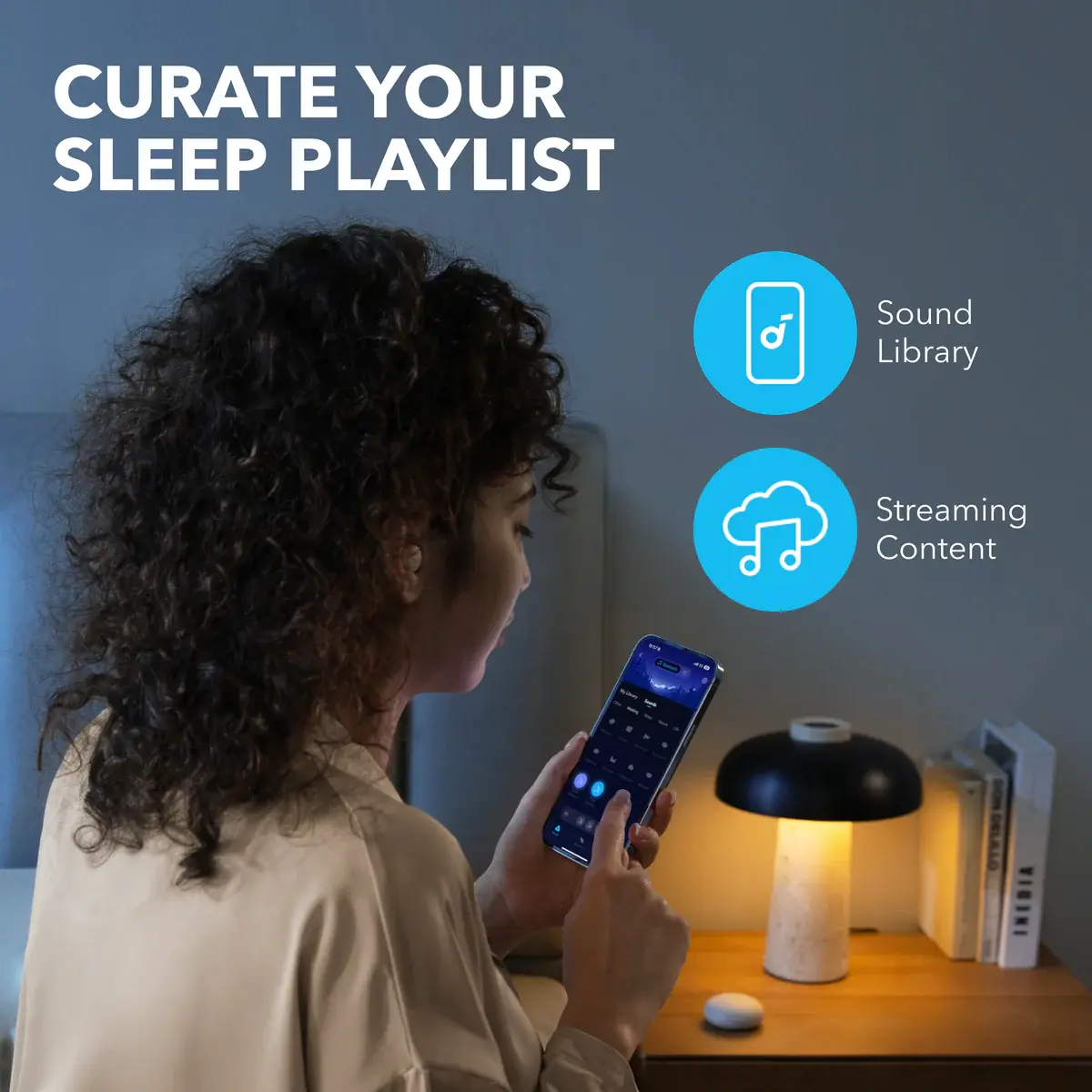 Słuchawki bezprzewodowe Soundcore Sleep A20 Dokanałowe