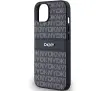 Etui DKNY Leather Mono Stripe & Metal Logo do  iPhone 15 Czarny