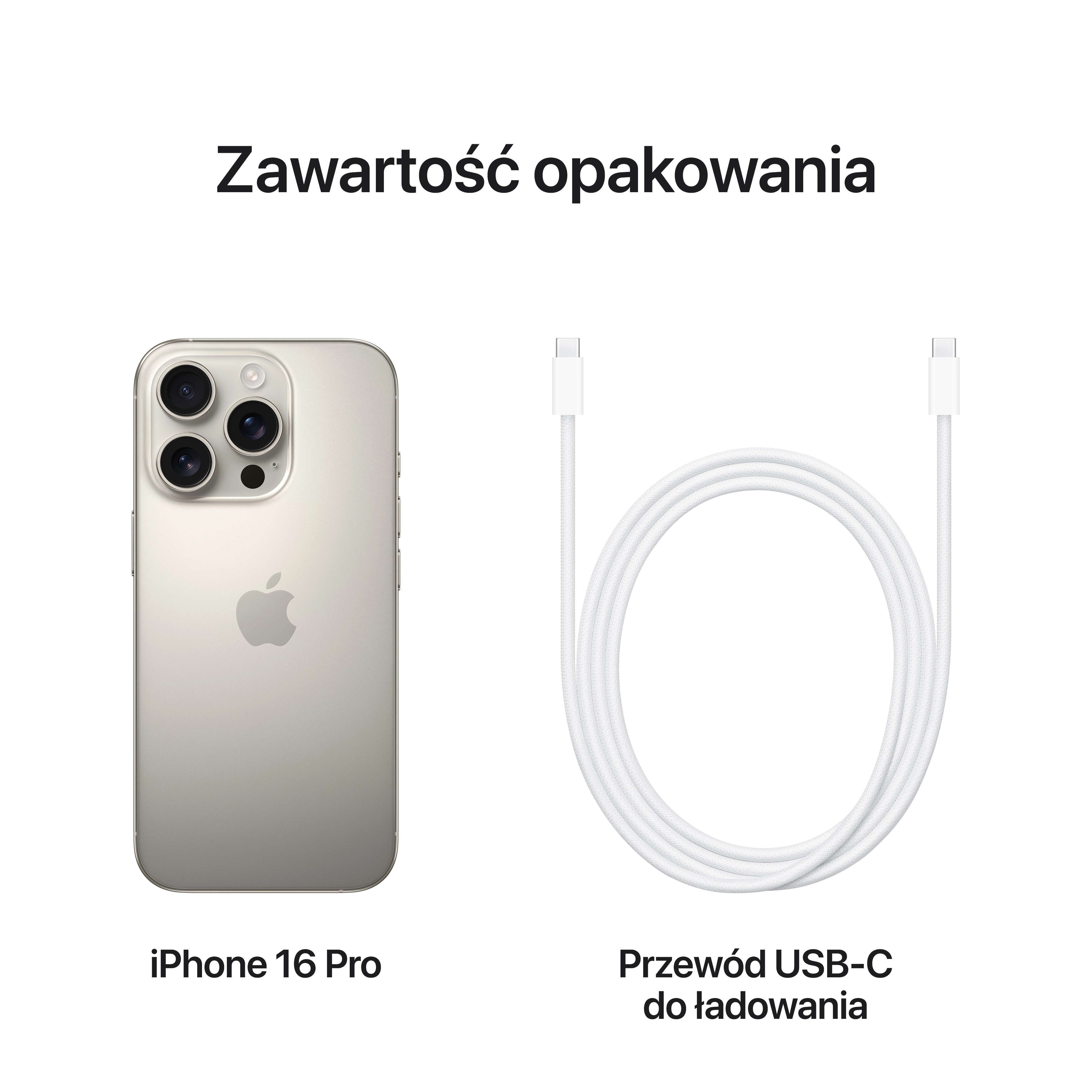Apple iPhone 16 Pro 512GB 6,3" 48Mpix Tytan naturalny