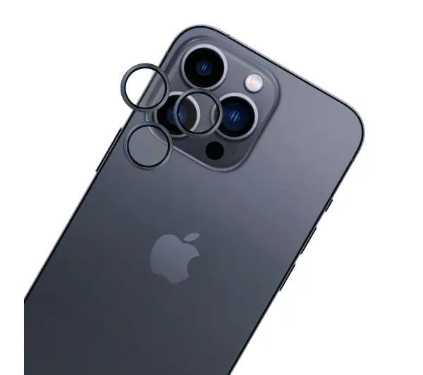 3mk Hardy na aparat do iPhone 15 Pro Czarny