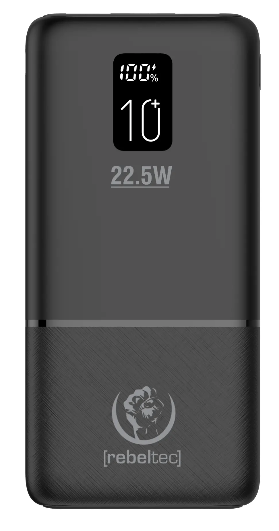 Powerbank Rebeltec P10 LCDPD 10000mAh 22,5W Czarny