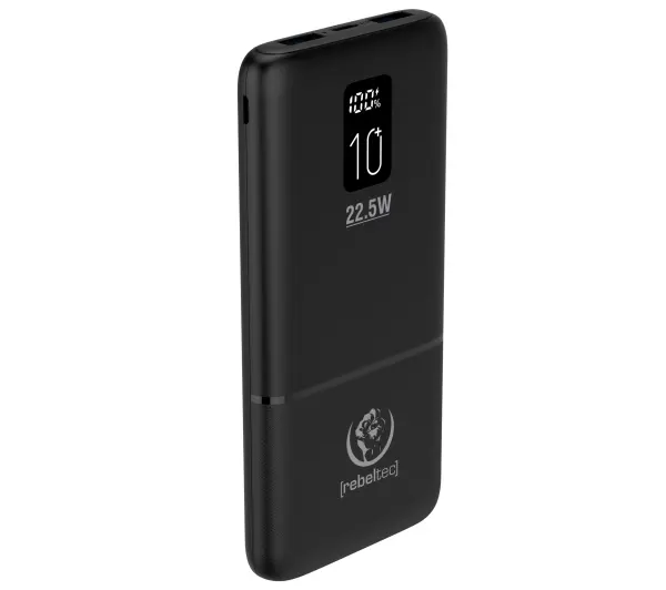 Rebeltec P10 LCDPD 10000mAh 22,5W Czarny
