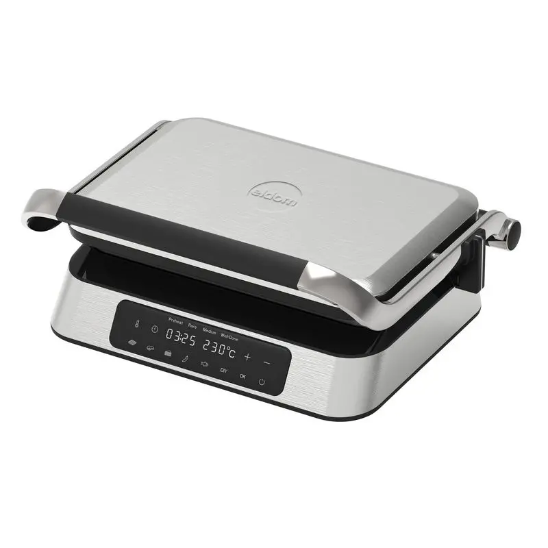 Grill elektryczny Eldom 2w1 GK2000W Crisper Programy automatyczne