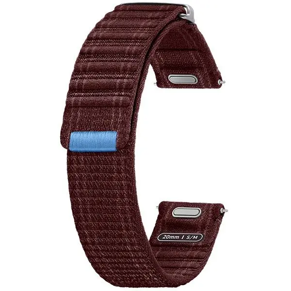 Pasek Samsung Fabric Band do Watch 7/6/5/4 20mm S/M Bordowy
