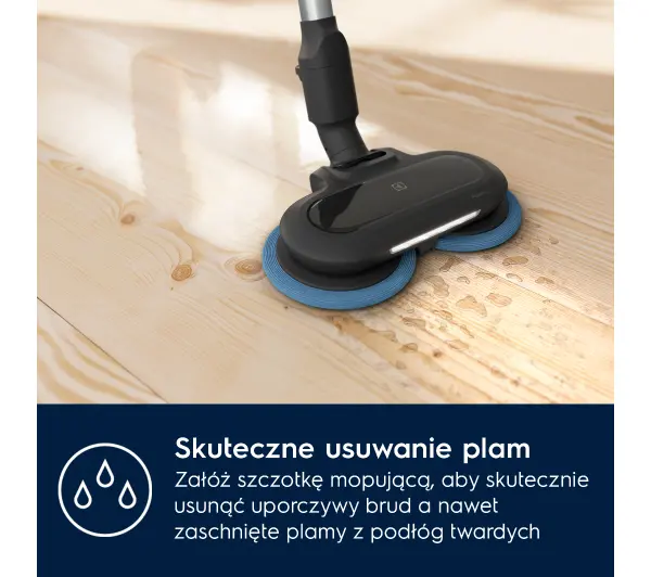 Electrolux Hygienic 600 WET EP61H21WET 50min Funkcja mycia Wymienny akumulator - TRZECI -55%, ALBO 5-TY ZA 1ZŁ - Kup na Raty - RRSO 0%