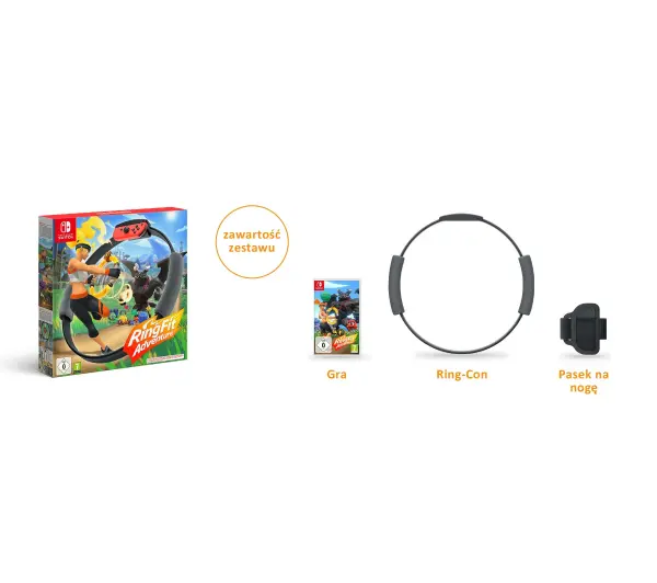 Nintendo Switch OLED Czerwono-niebieski	 + Ring Fit Adventure - Kup na Raty - RRSO 0%