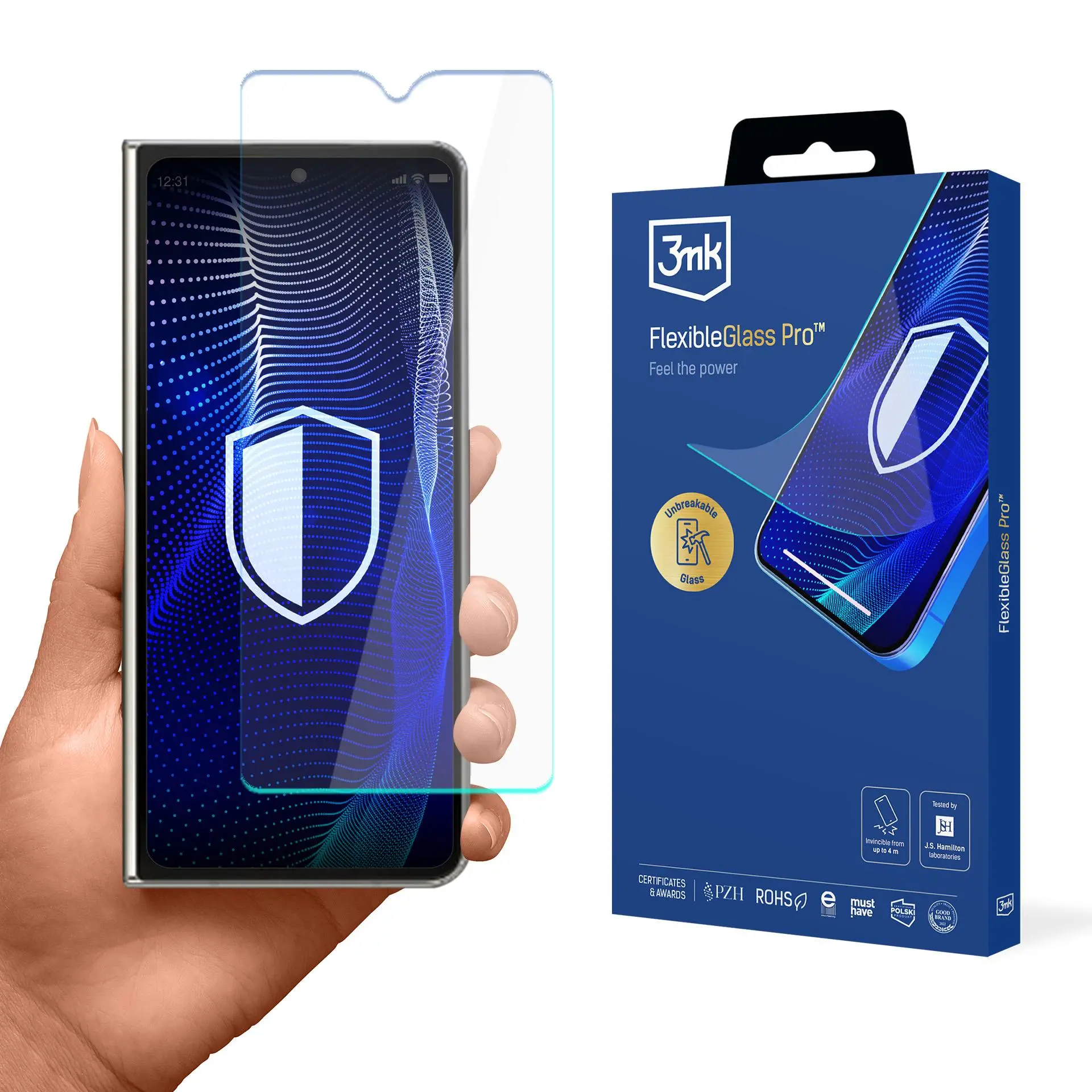 Szkło hybrydowe 3mk FlexibleGlass Pro do Samsung Galaxy Z Fold 6