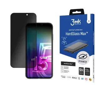 Szkło hartowane 3mk HardGlass Max Privacy do iPhone15